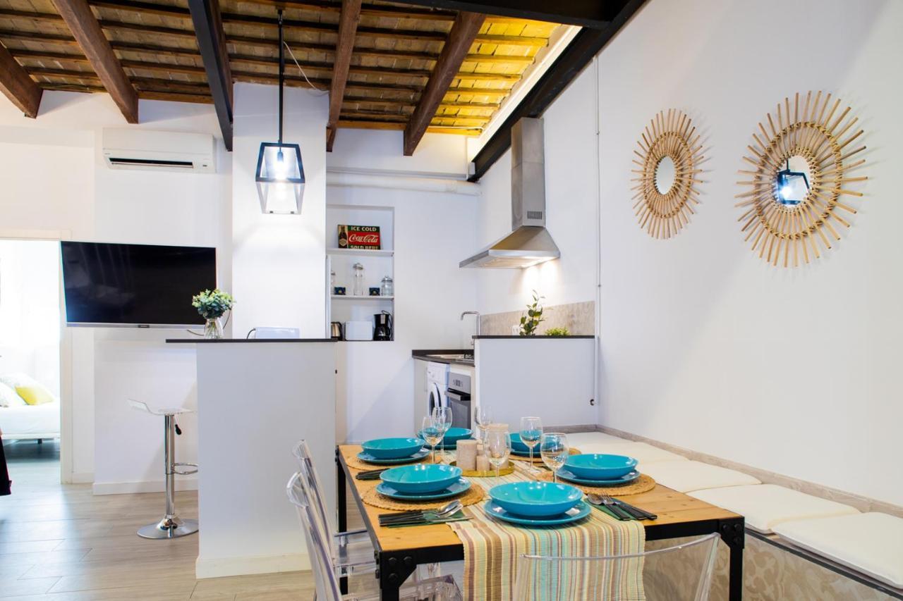 Florit Flats - Cabanyal 3 Bedroom Wifi Ac Terrace Beach Penthouse Valencia Bagian luar foto